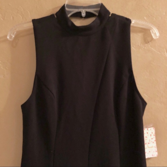 Free People Layla Black cutout back party dress M - Picture 4 of 8